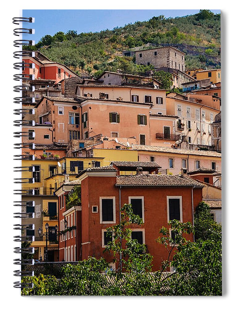 Arpino Spiral Notebook featuring the photograph Arpino city by Dany Lison