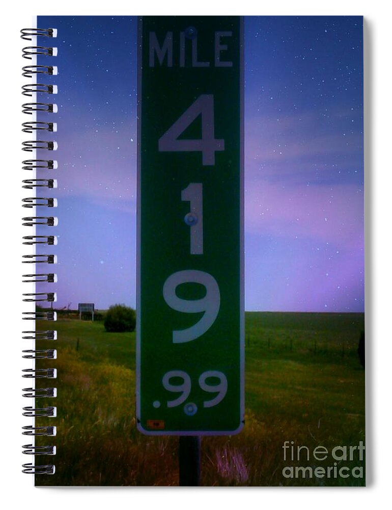  Spiral Notebook featuring the photograph As Pure as it Gets in Colorado by Kelly Awad