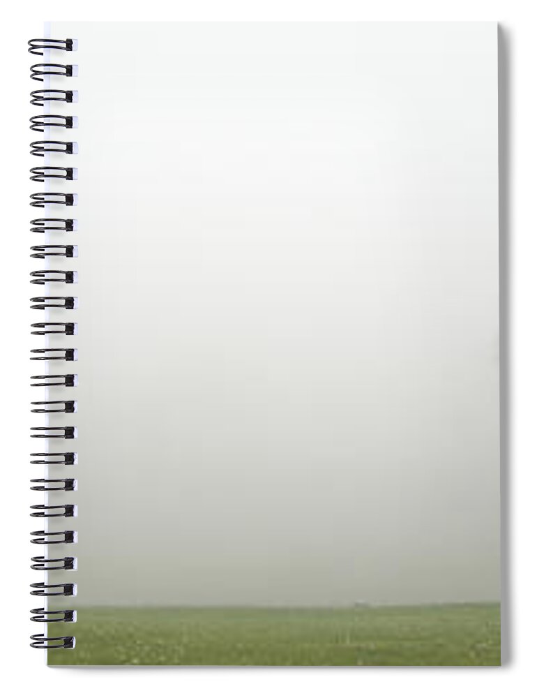 Fog Spiral Notebook featuring the photograph As You Can Not So Clearly See by Sandra Parlow
