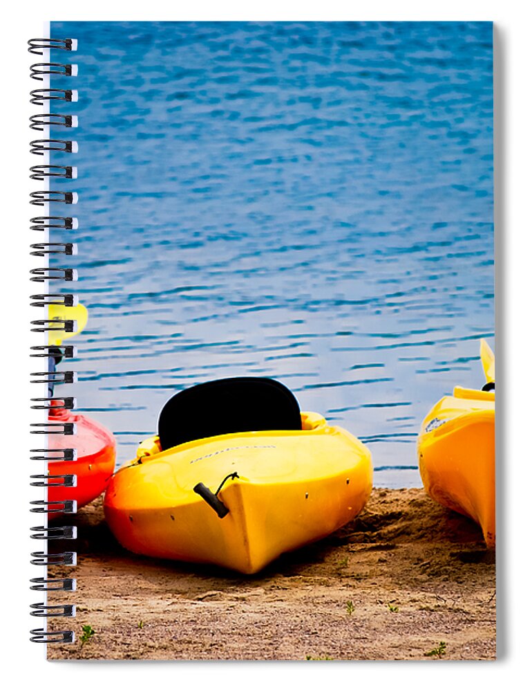 Adventure Spiral Notebook featuring the photograph Ashore by Christi Kraft