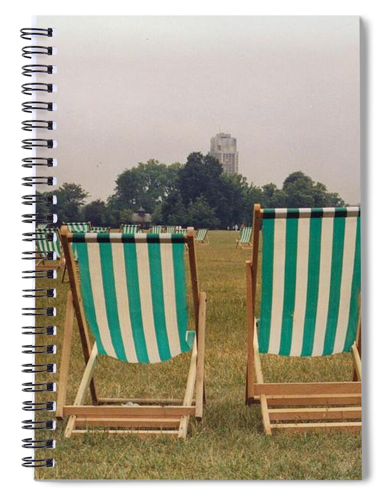 Hyde Park Spiral Notebook featuring the photograph Assemblage by Christine Jepsen