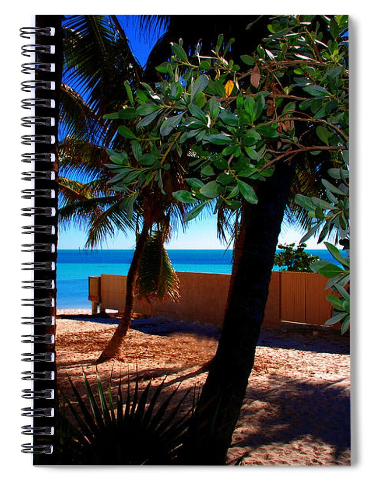 Dogs Beach Spiral Notebook featuring the photograph At Dog's Beach in Key West by Susanne Van Hulst