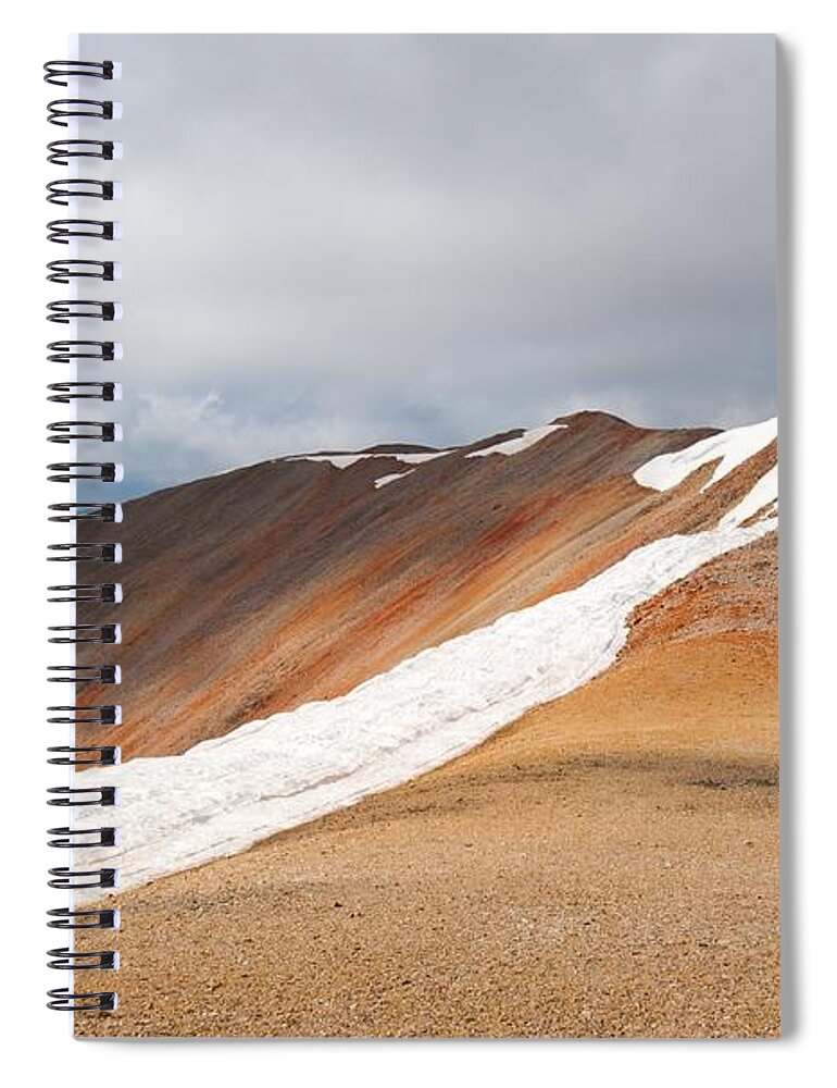 14er Spiral Notebook featuring the photograph Atop Redcloud Peak by Cascade Colors