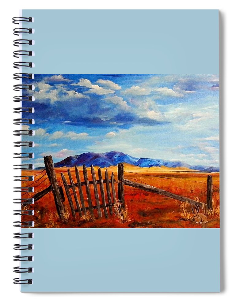 Ruby Mountains Spiral Notebook featuring the painting Atypical by Cheryl Nancy Ann Gordon