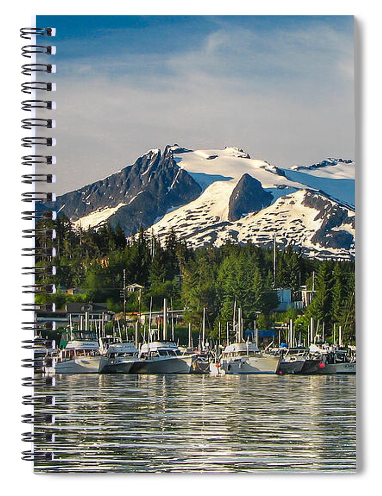 Alaska Spiral Notebook featuring the photograph Auke Bay by Robert Bales