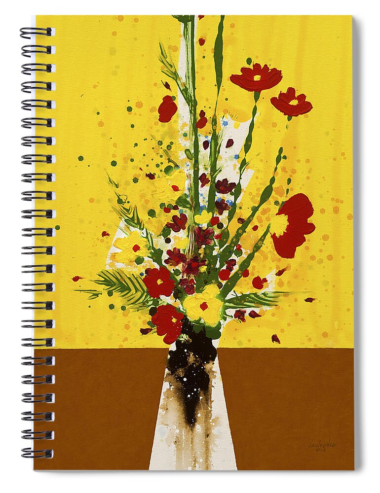 Beautiful Spiral Notebook featuring the painting Autumn Colors 2 by Jerome Lawrence
