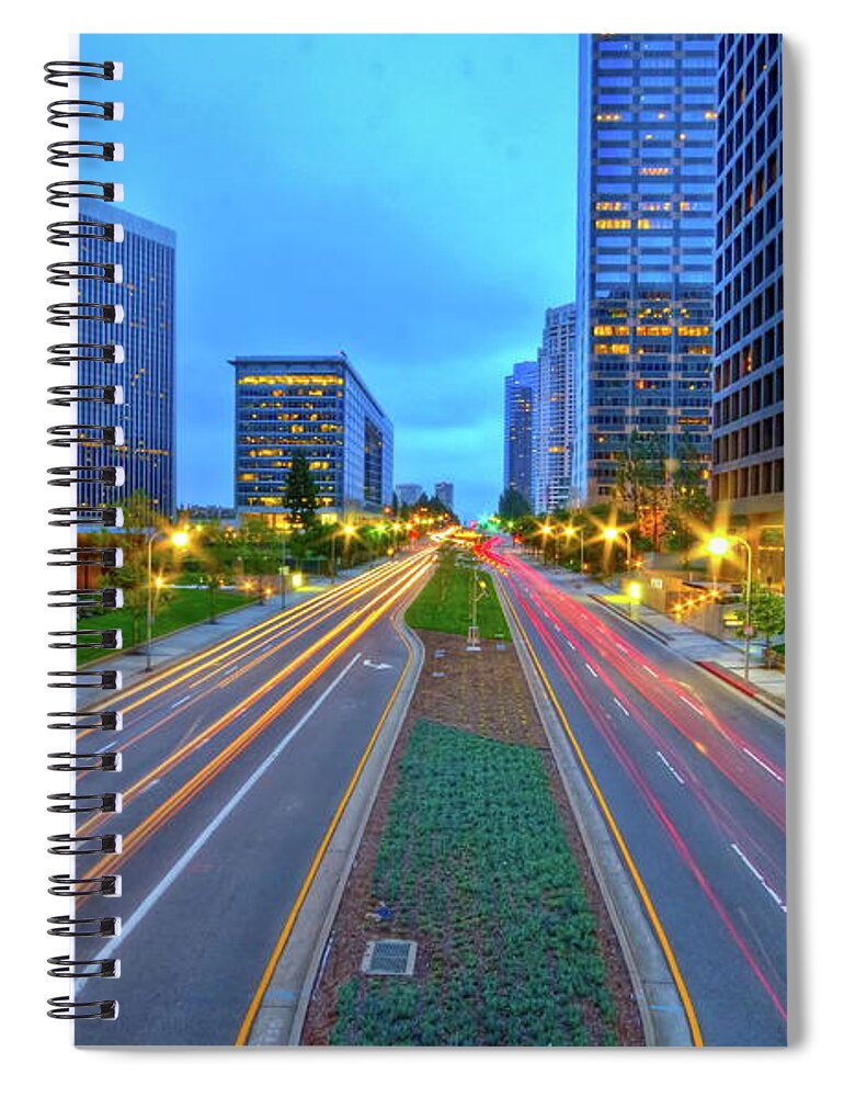 California Spiral Notebook featuring the photograph Avenue Of Stars - Century City by Albert Valles