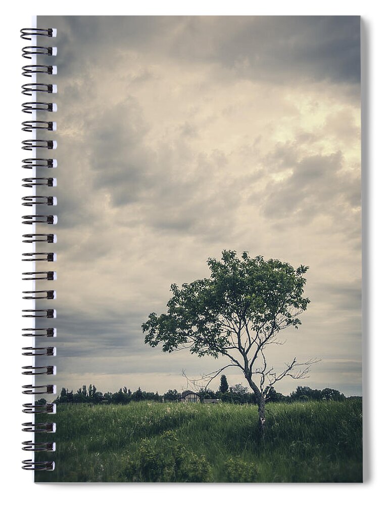 Manitoba Spiral Notebook featuring the photograph Baby We All Have Dreams by Sandra Parlow
