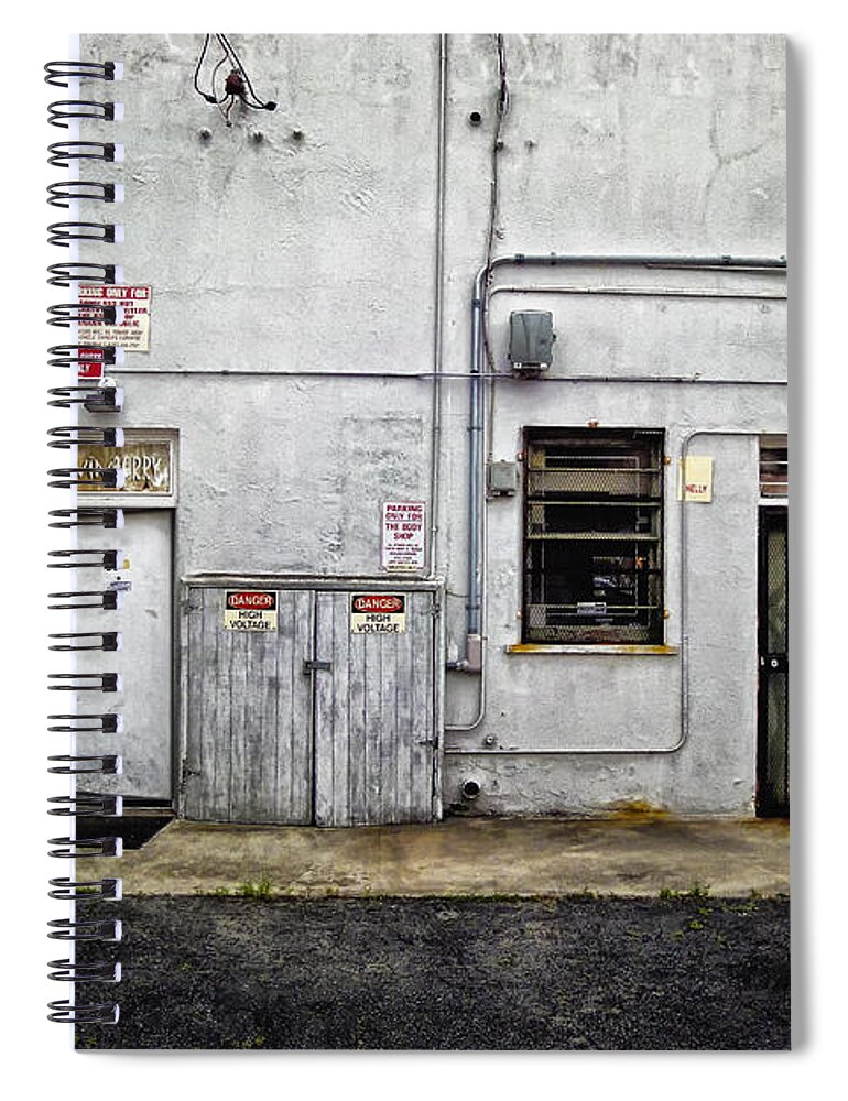 Back Of Store Spiral Notebook featuring the digital art Back Of Store by Bob Winberry