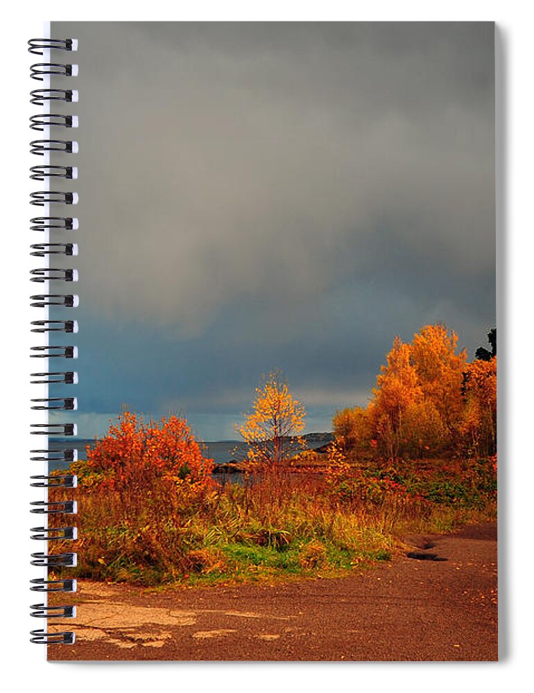 Weather Spiral Notebook featuring the photograph Bad Weather Coming by Randi Grace Nilsberg