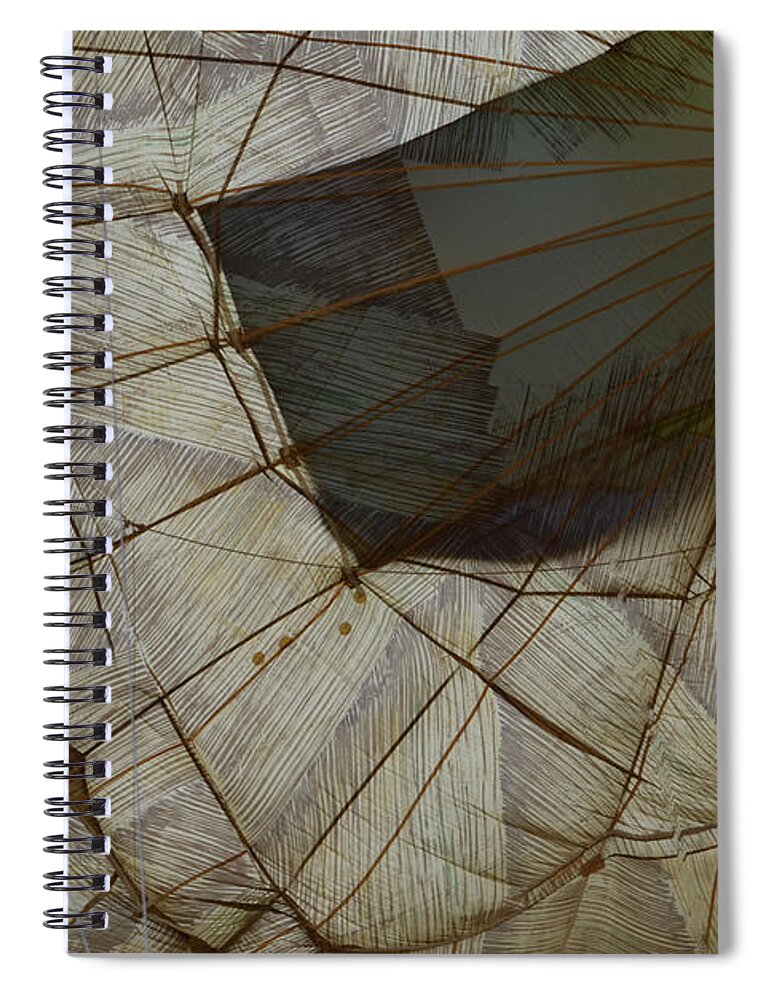 Hot Air Balloon Spiral Notebook featuring the photograph Balloon Graphic by Nadalyn Larsen