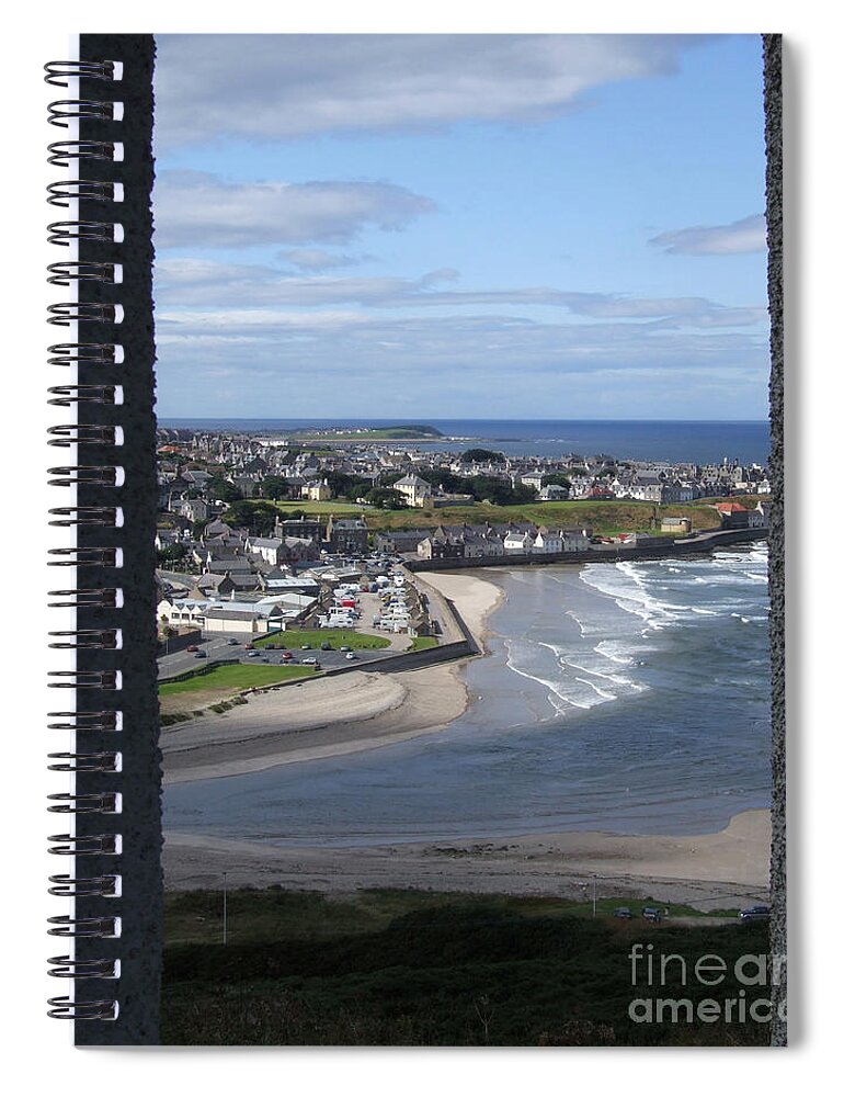 Banff Spiral Notebook featuring the photograph Banff - Scotland by Phil Banks
