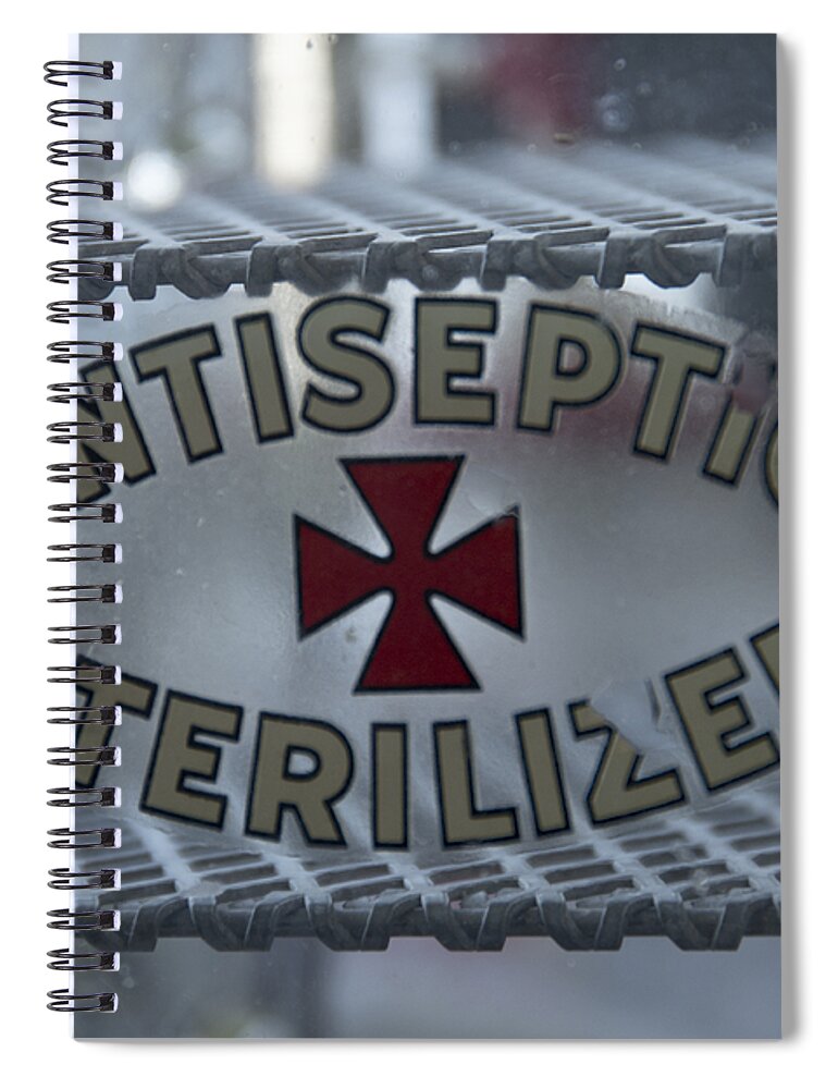 Barber Spiral Notebook featuring the photograph Barber Shop 15 by Angelina Tamez