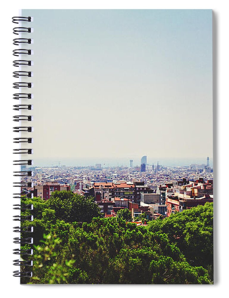 Tranquility Spiral Notebook featuring the photograph Barcelona by Françoise Rachez Photographie