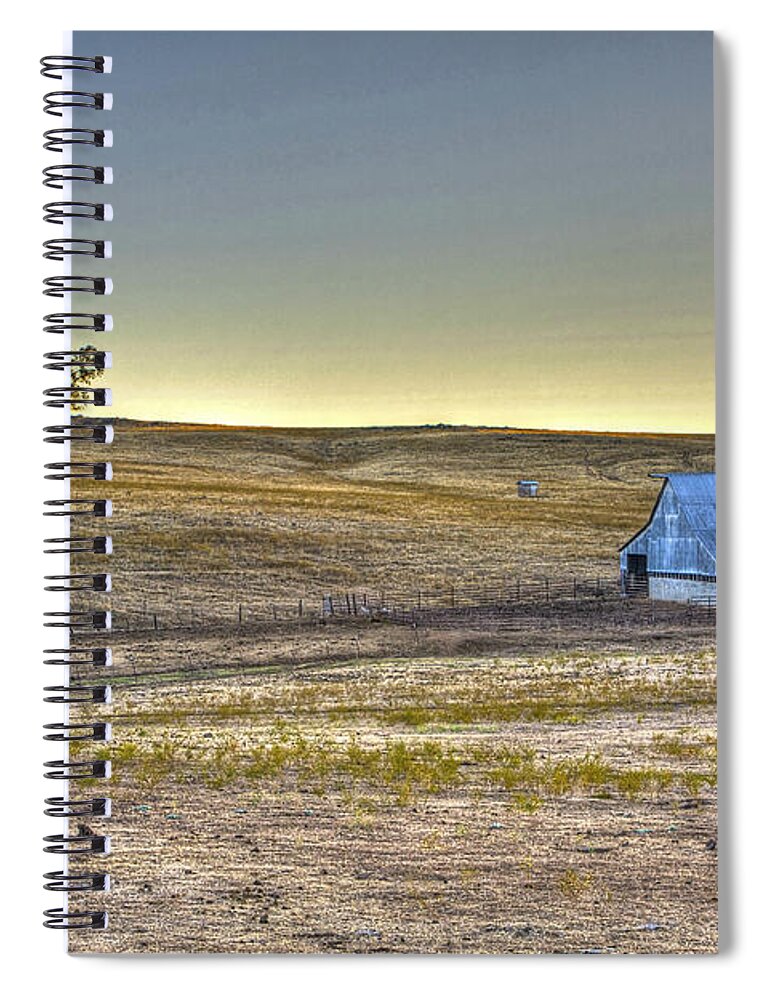 Building Spiral Notebook featuring the photograph Barn 2 Latrobe Road by SC Heffner