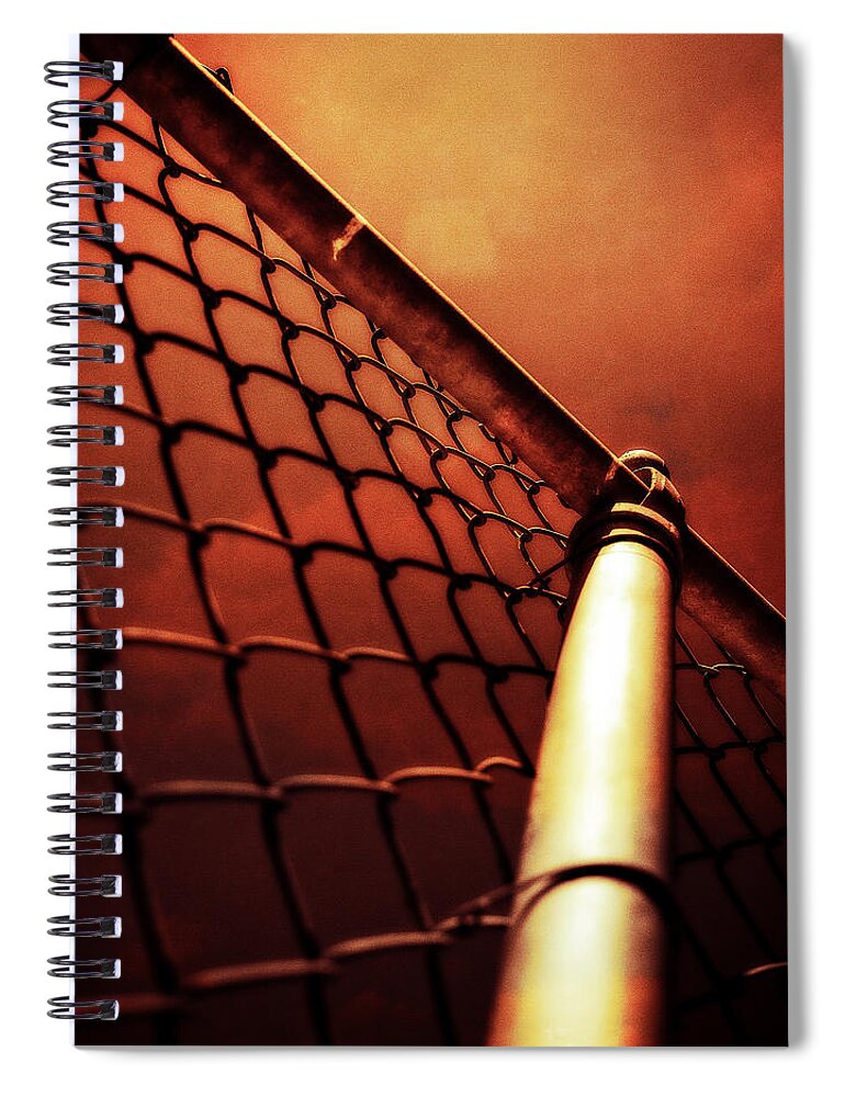 Cal Ripkin Spiral Notebook featuring the photograph Baseball Field 11 by YoPedro