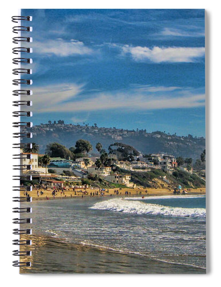 Laguna Spiral Notebook featuring the photograph Beach fun by Tammy Espino