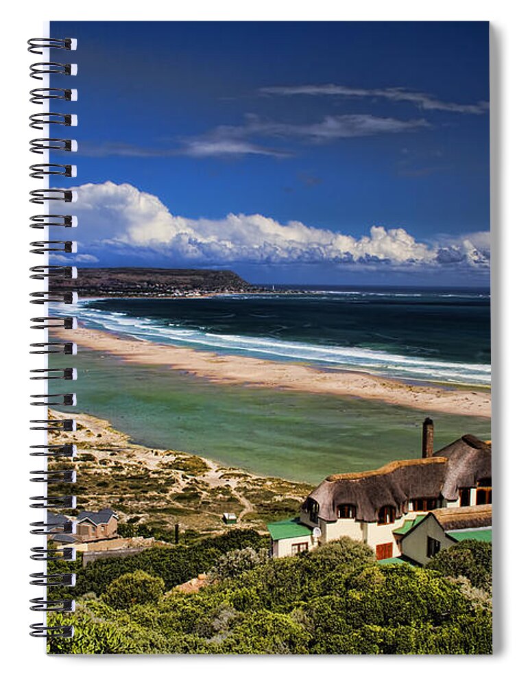Noordhoek Spiral Notebook featuring the photograph Beach in Noordhoek South Africa by David Smith