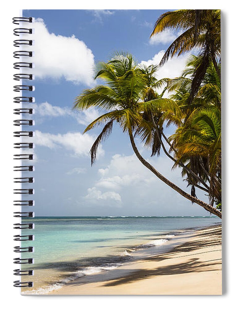 Konrad Wothe Spiral Notebook featuring the photograph Beach Pigeon Point Tobago West Indies by Konrad Wothe