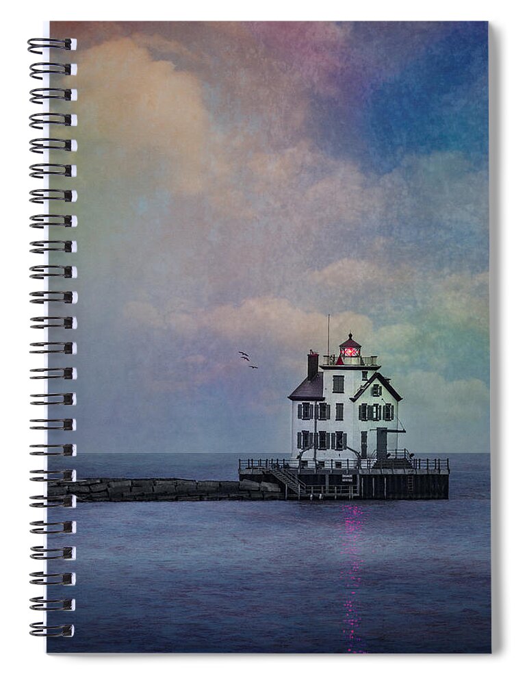 Beacon Of Light Spiral Notebook featuring the photograph Beacon Of Light by Dale Kincaid