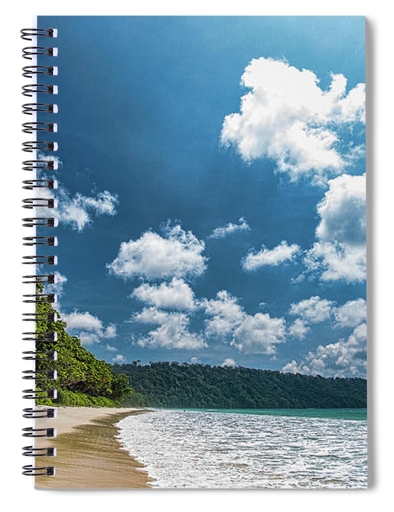 Water's Edge Spiral Notebook featuring the photograph Beautiful Beach - Paradise Havelock by Sharad Medhavi