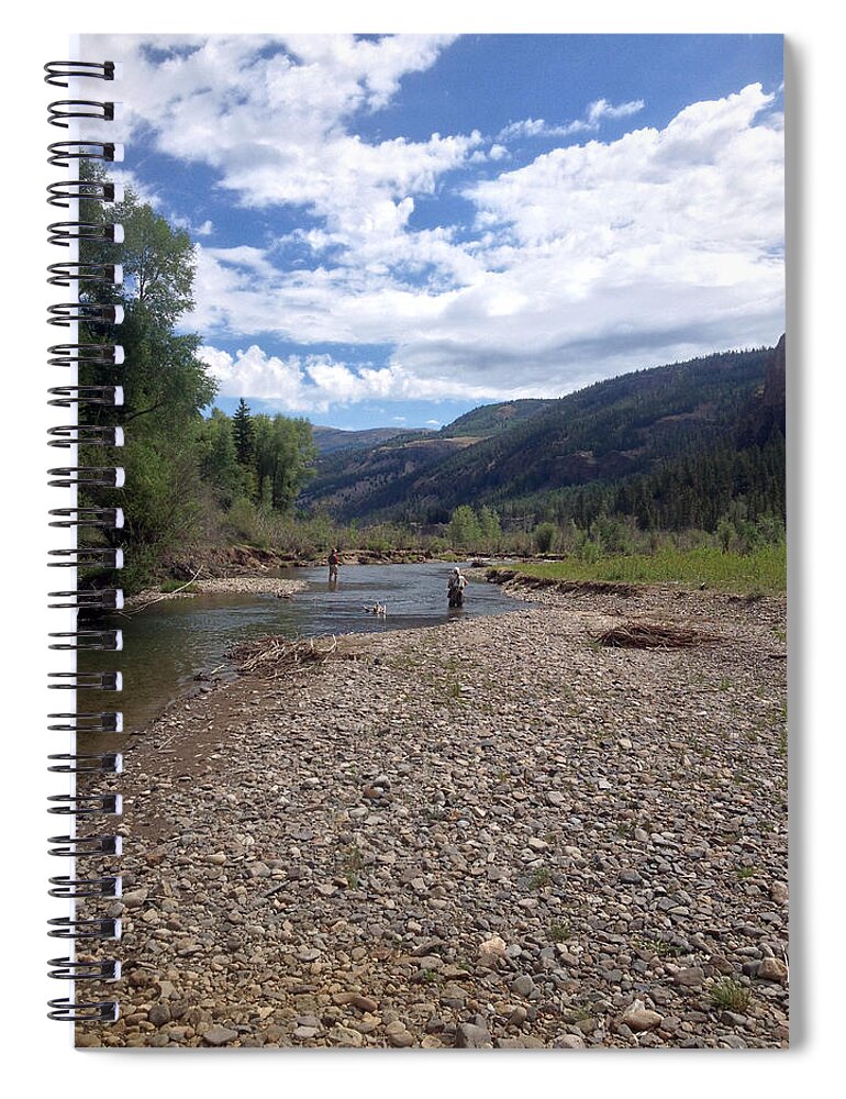 Lake City Spiral Notebook featuring the photograph Beautiful Day on the River by Max Mullins