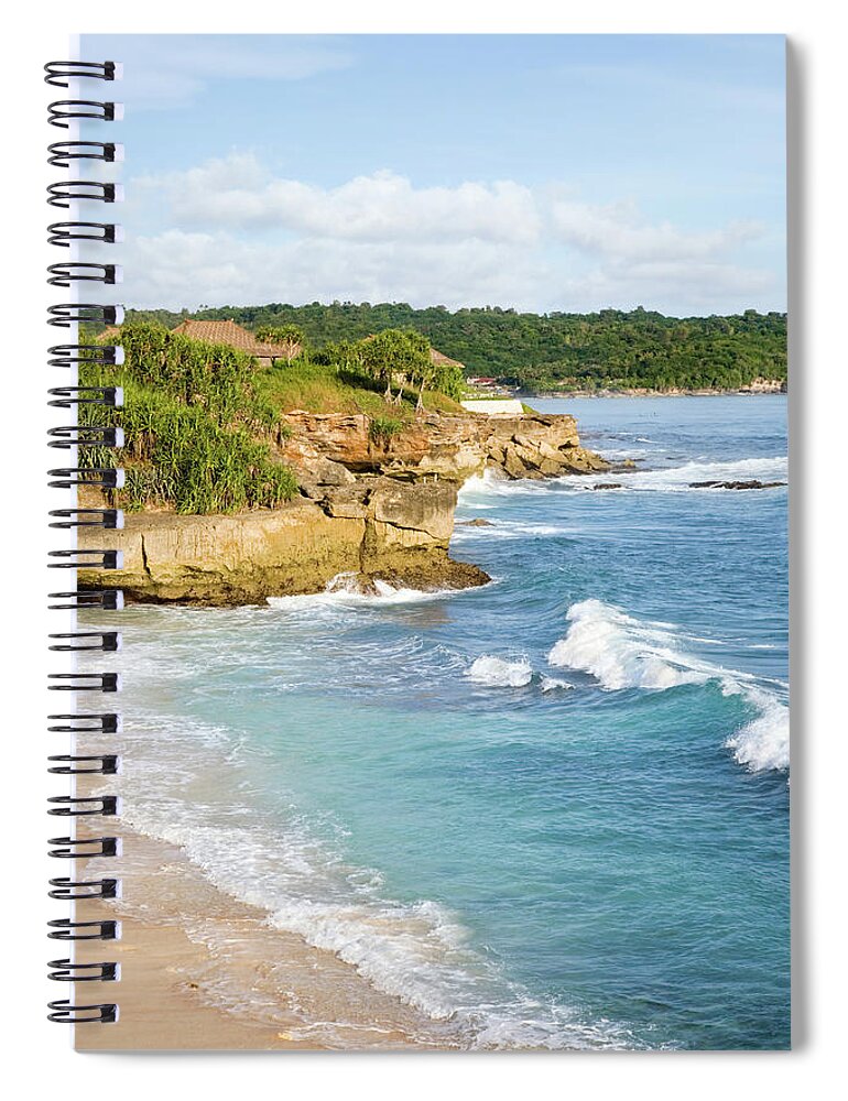 Empty Spiral Notebook featuring the photograph Beautiful Empty Beach by Lp7