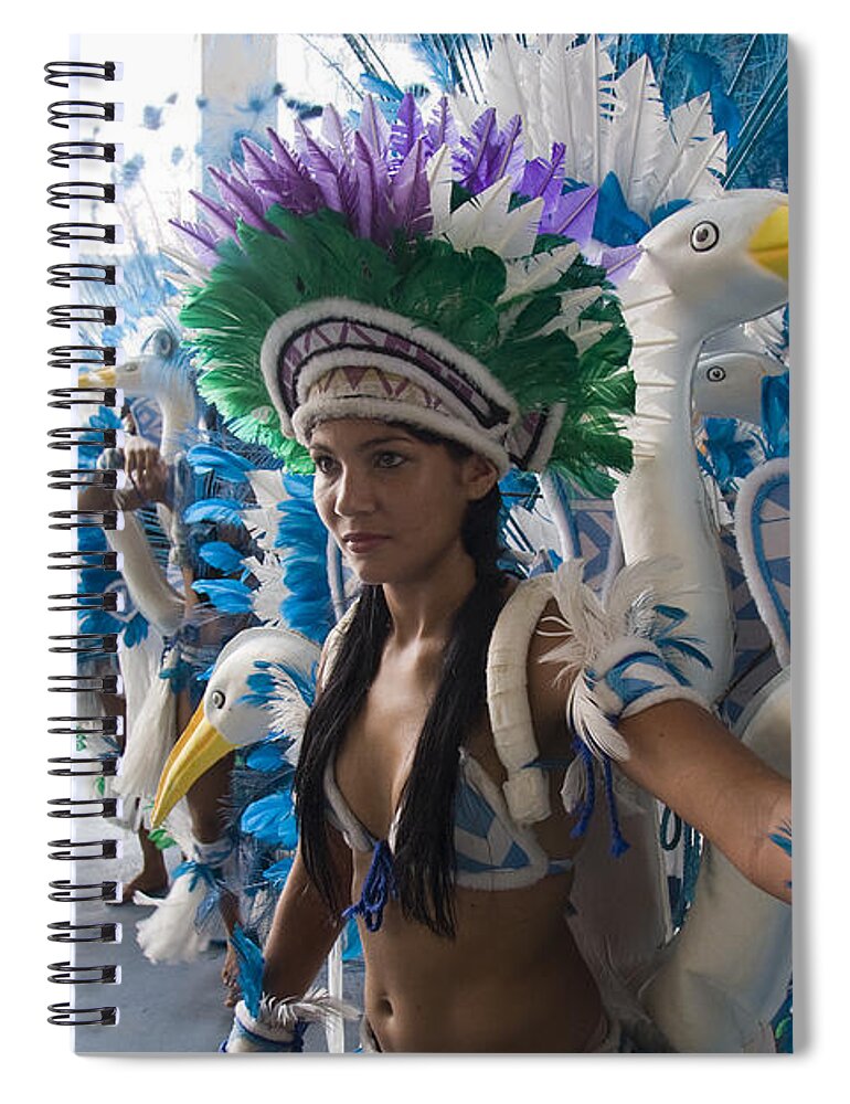 Boi Bumba Spiral Notebook featuring the photograph Beautiful Women of Brazil 14 by David Smith