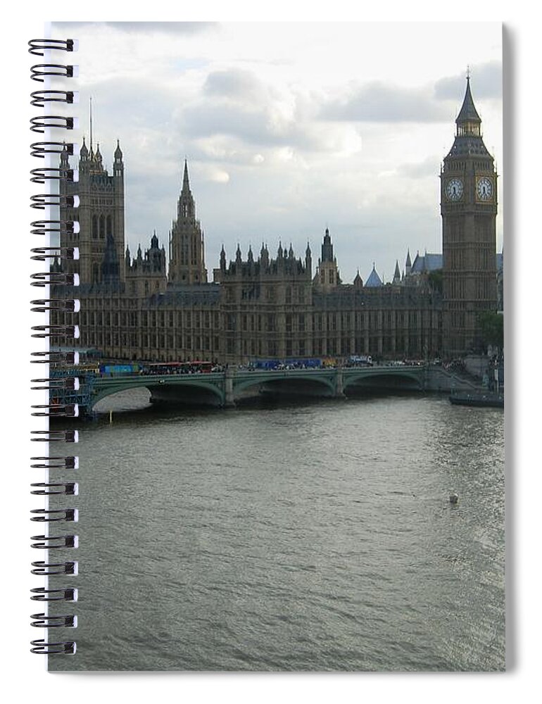 Houses Of Parliament Spiral Notebook featuring the photograph Beauty In Silhouette by Denise Railey