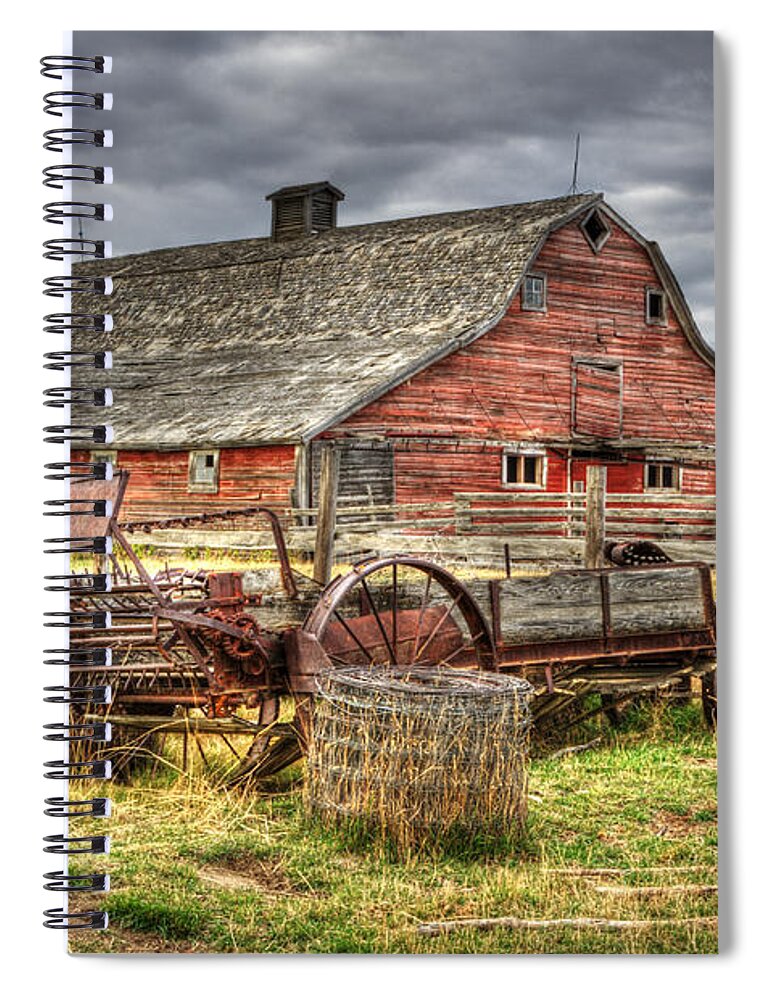 Barn Spiral Notebook featuring the photograph Beauty of Barns 9 by Bob Christopher