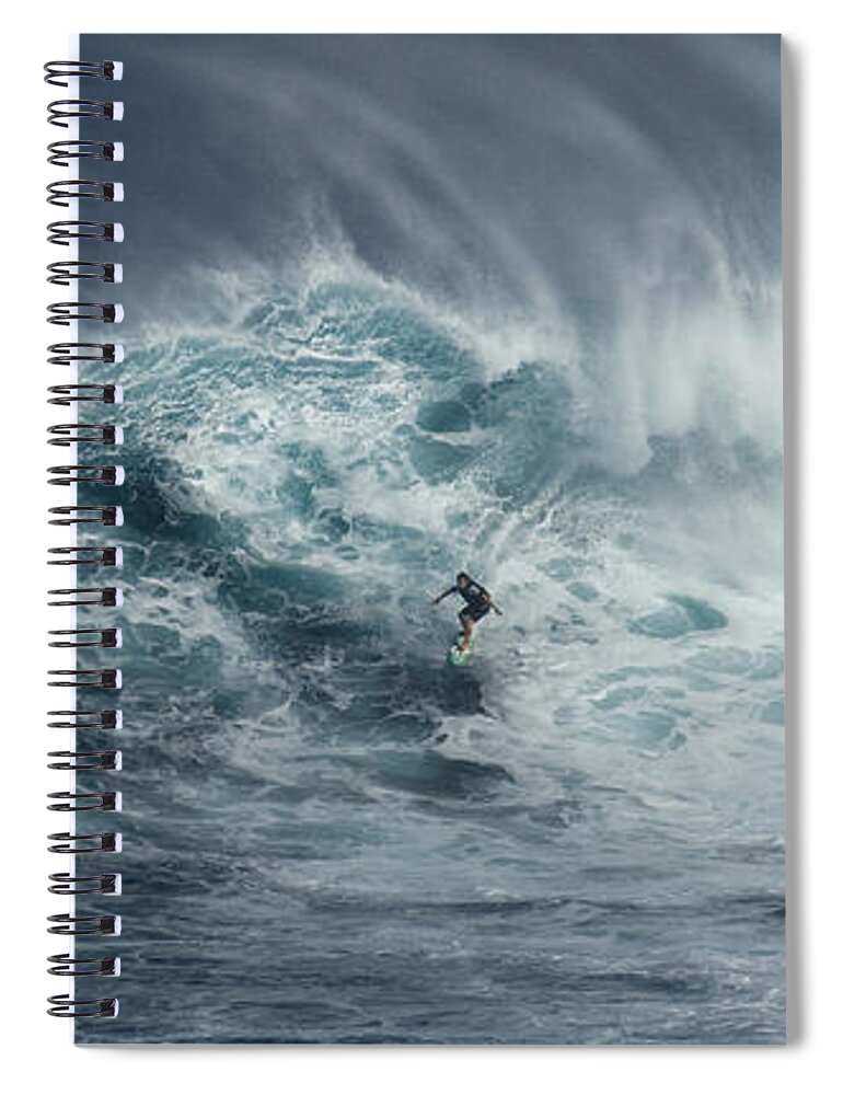 Extreme Sports Spiral Notebook featuring the photograph Beauty Of The Extreme by Bob Christopher