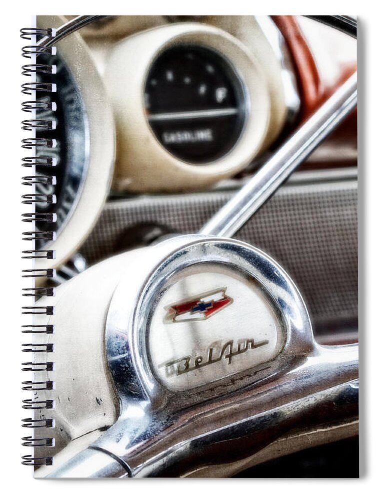 Classic Car Spiral Notebook featuring the photograph Bel Aire by Jarrod Erbe
