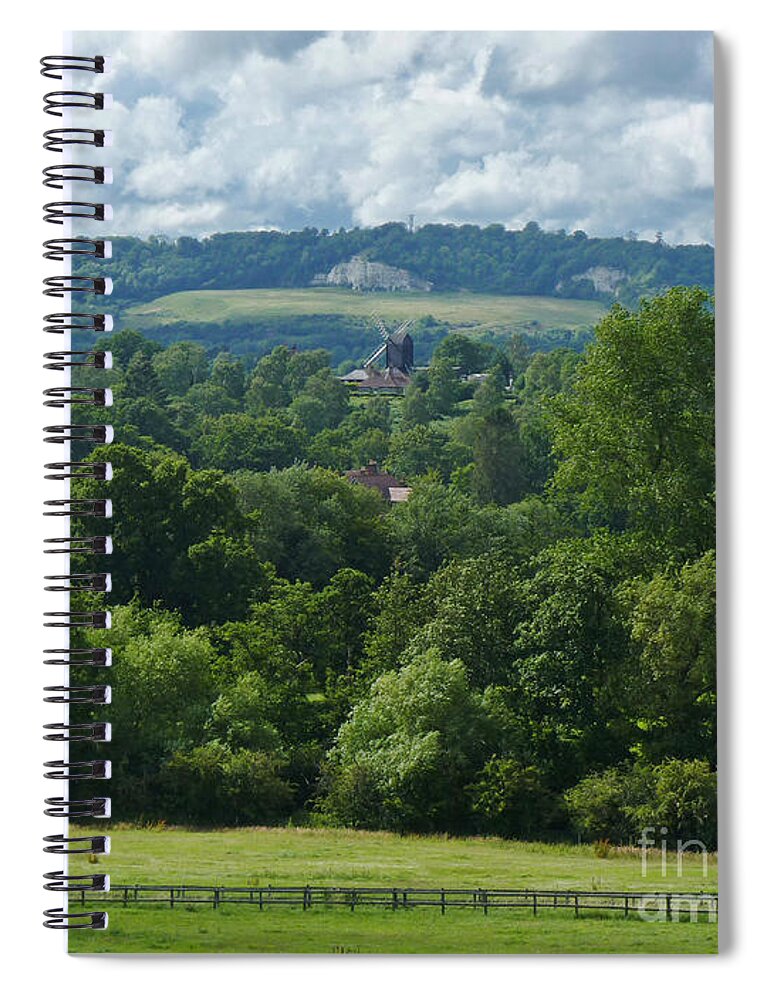 Betchworth Hills Spiral Notebook featuring the photograph Betchworth Hills - Surrey - England by Phil Banks