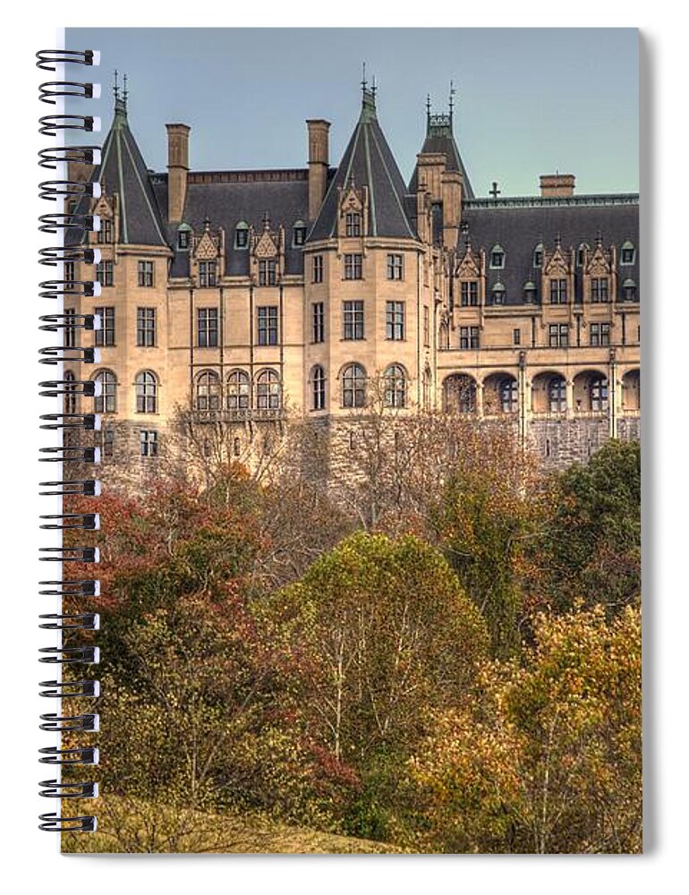 Vanderbilt Spiral Notebook featuring the photograph Biltmore by Jeff Cook