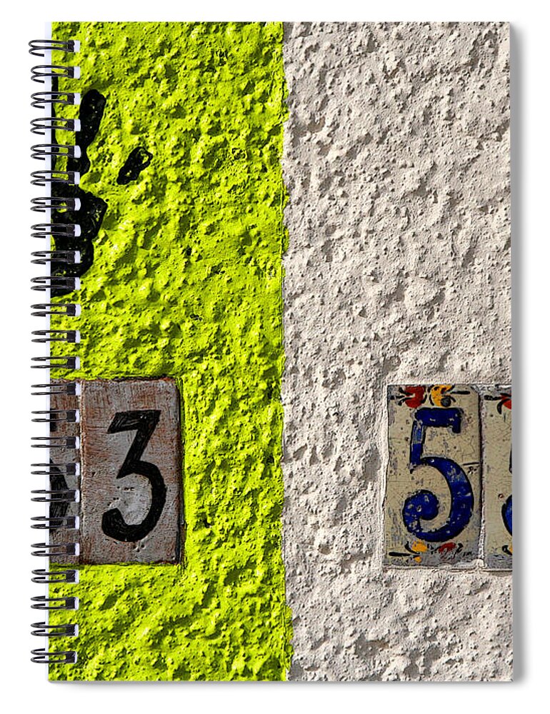 Numbers Spiral Notebook featuring the photograph Black Hand by Joe Kozlowski