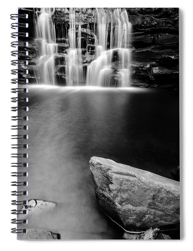 Waterfalls Spiral Notebook featuring the photograph White Waterfall by Crystal Wightman