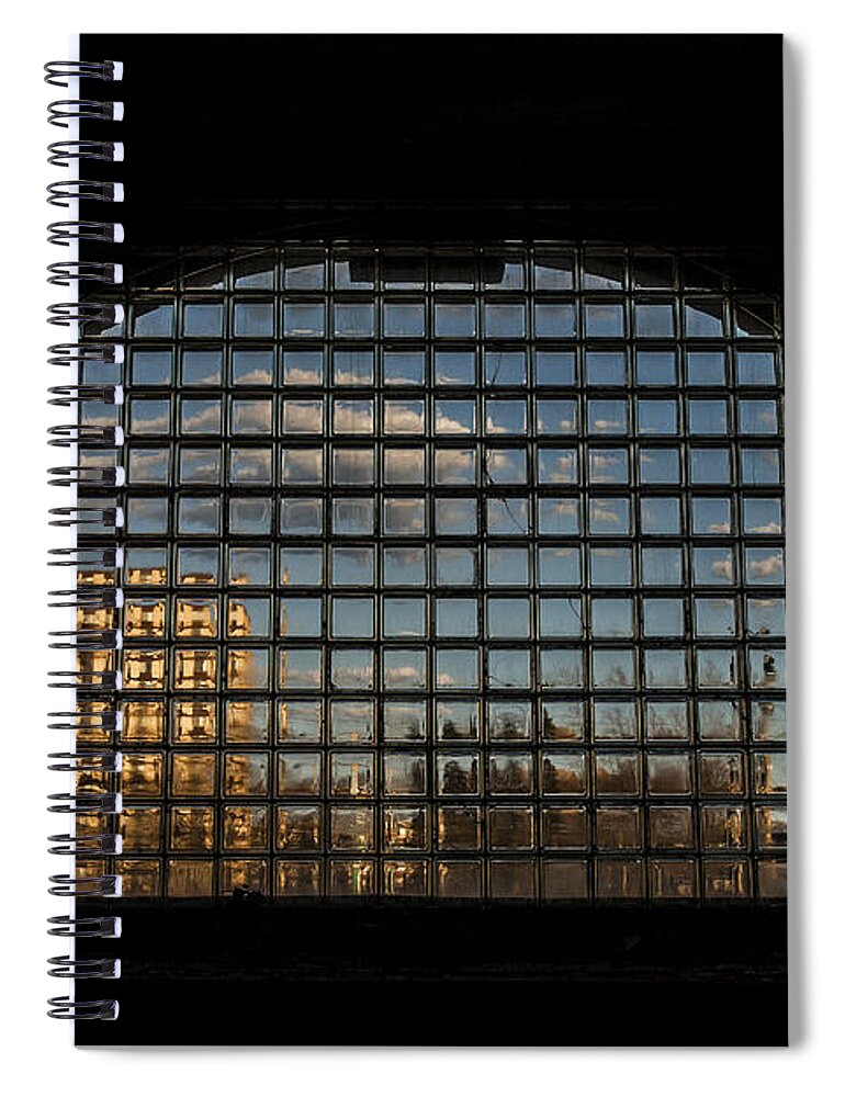 Www.cjschmit.com Spiral Notebook featuring the photograph Block View by CJ Schmit