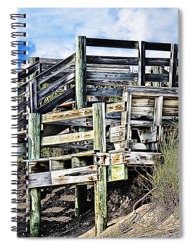 Blowing Rocks Spiral Notebook featuring the photograph Blowing Rocks by Bill Howard
