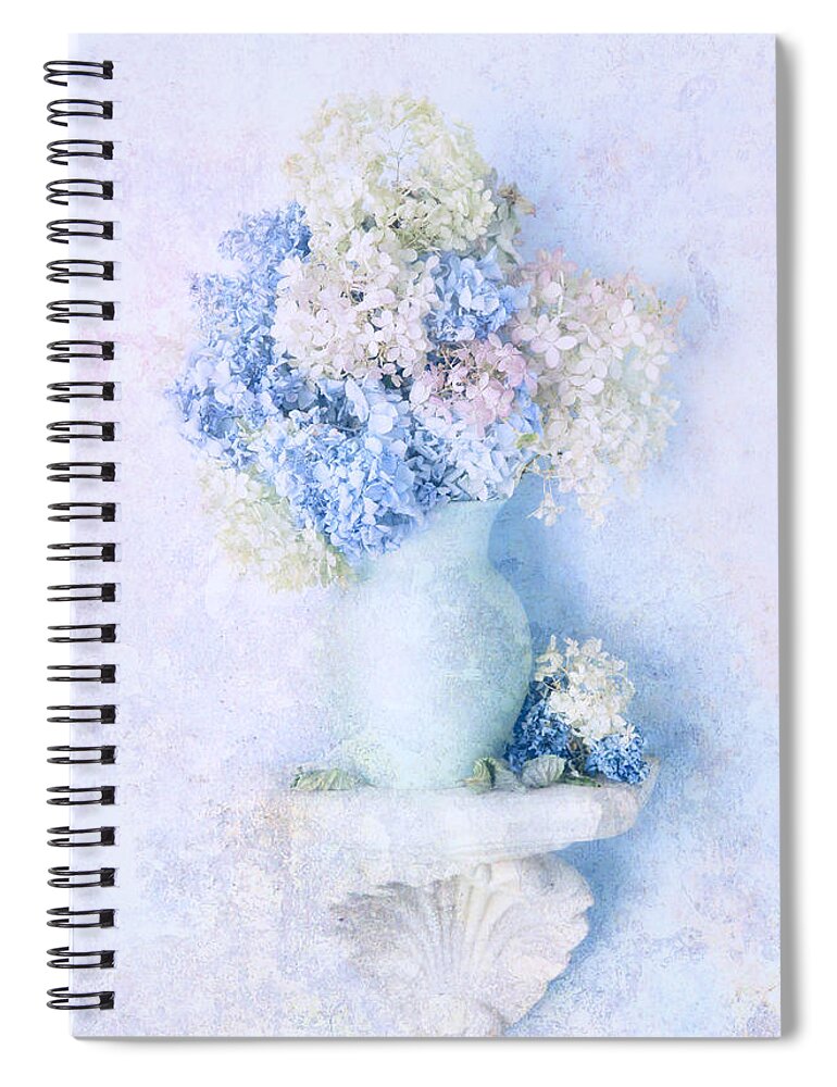 Hydrangea Spiral Notebook featuring the photograph Blue Hydrangea by Theresa Tahara