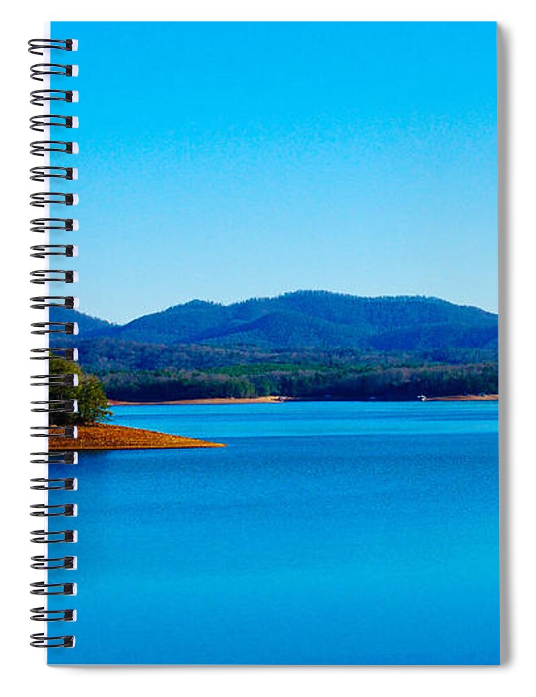 Blue Ridge Dam Spiral Notebook featuring the photograph Blue Ridge Dam by Robert L Jackson