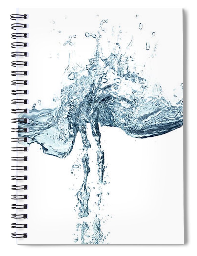 Underwater Spiral Notebook featuring the photograph Blue Water by Krystiannawrocki