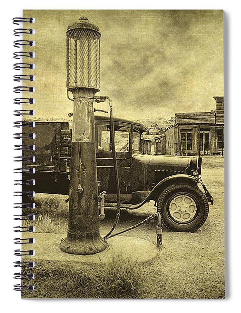 Bodie Spiral Notebook featuring the photograph Bodie Memories by Priscilla Burgers
