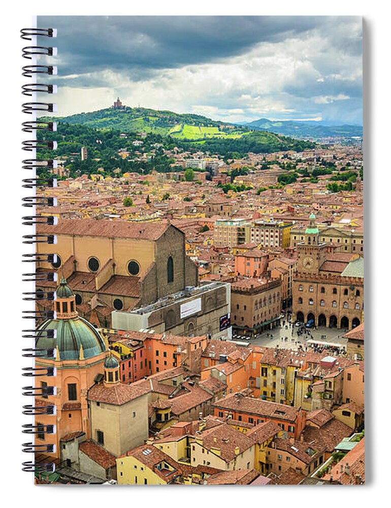 Tranquility Spiral Notebook featuring the photograph Bologna by Marius Roman