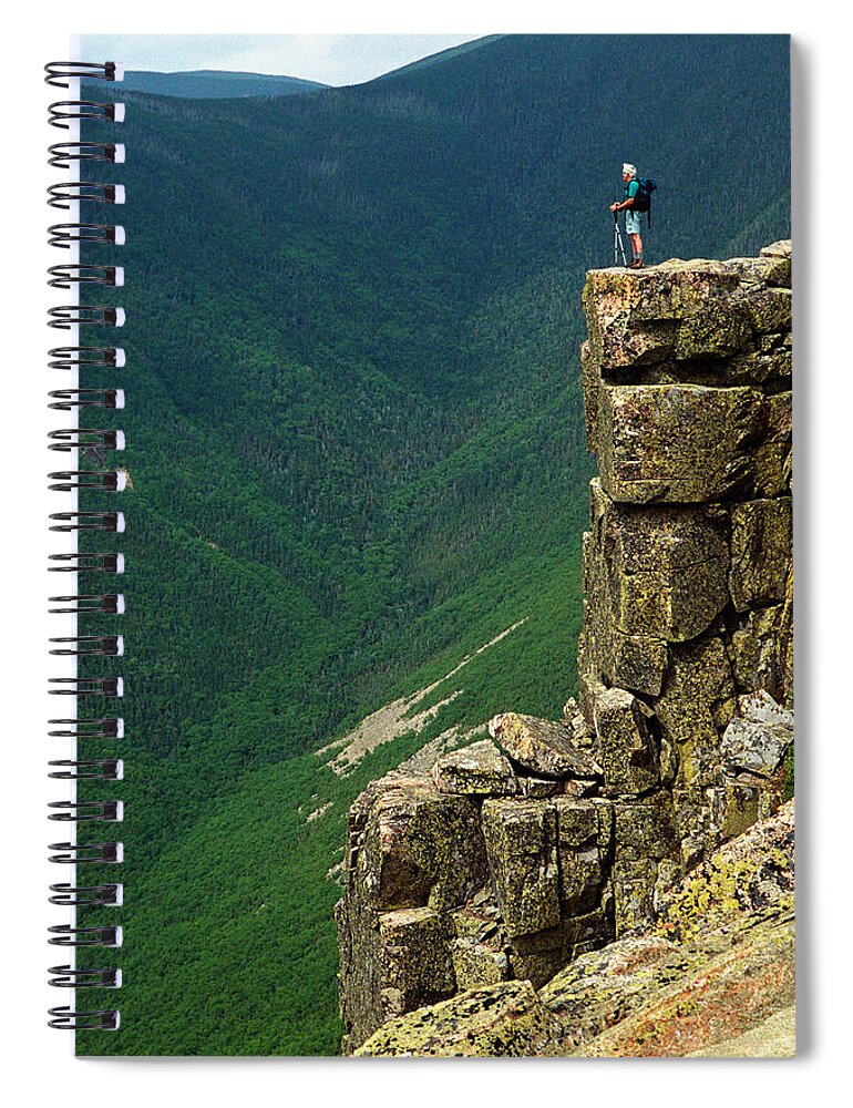 Bondcliff Spiral Notebook featuring the photograph Bondcliff by Ken Stampfer