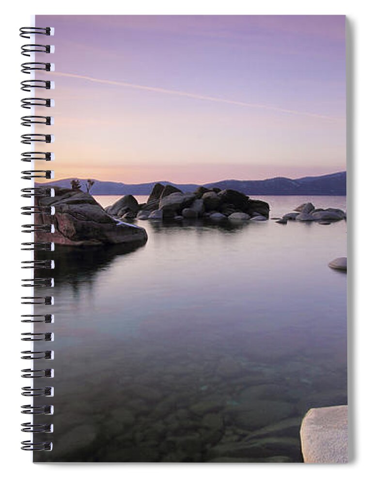Scenics Spiral Notebook featuring the photograph Bonsai Rock, North Lake Tahoe - Usa by Www.batteredphotographer.com