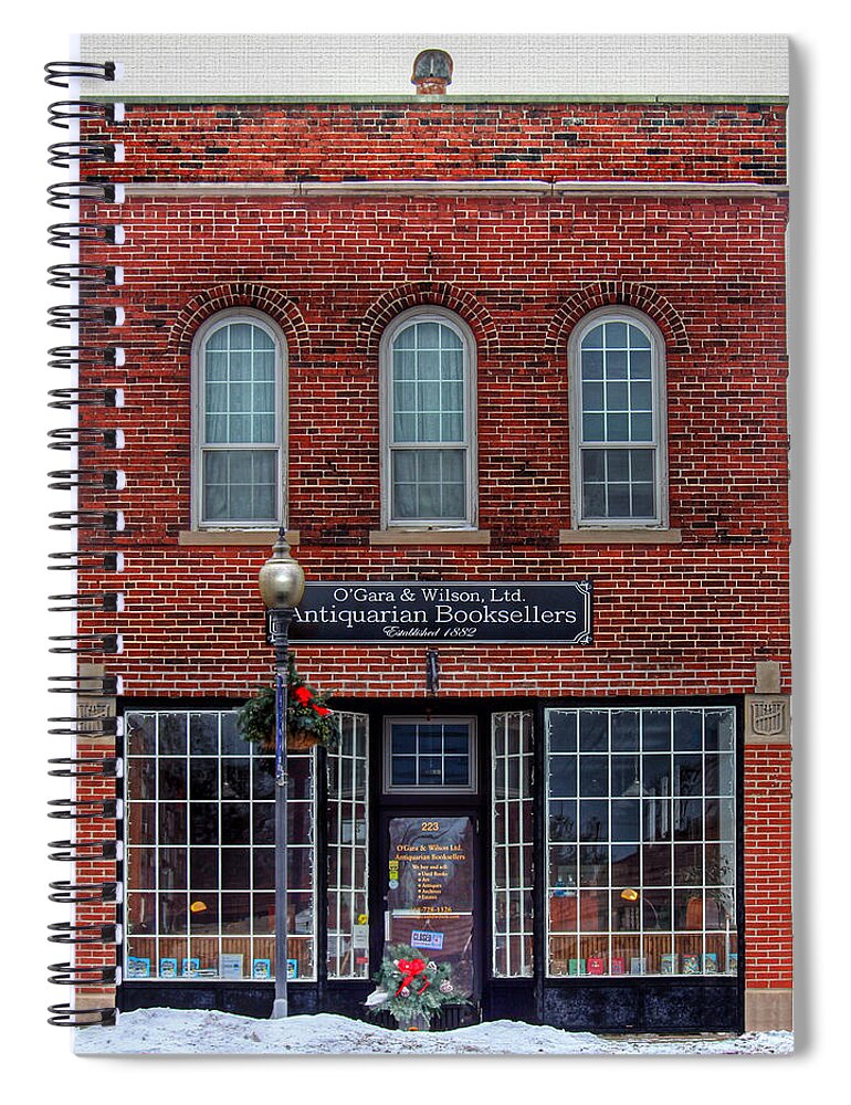 Bookseller Spiral Notebook featuring the photograph Bookseller by Jackson Pearson