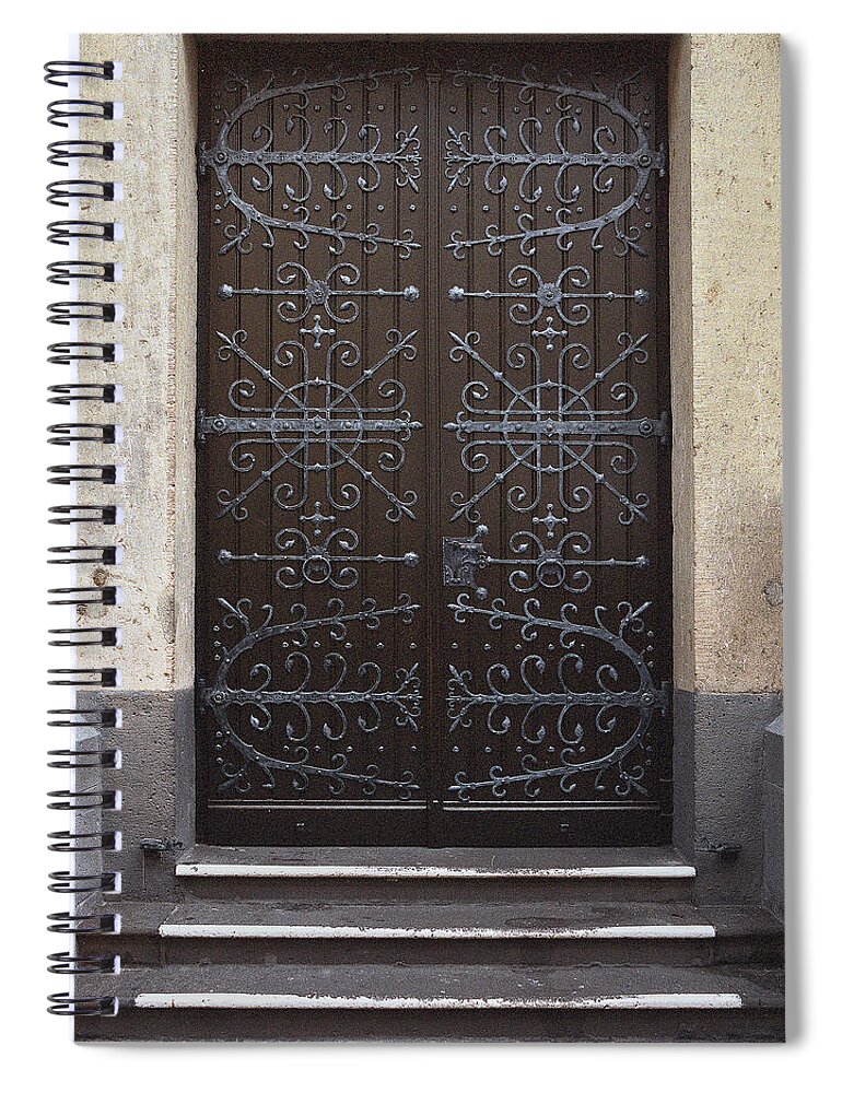 Germany Spiral Notebook featuring the photograph Boppard Door by Robert Fawcett