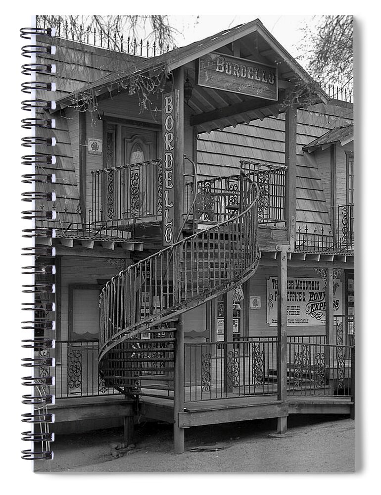 United States Spiral Notebook featuring the photograph Bordello by Richard Gehlbach