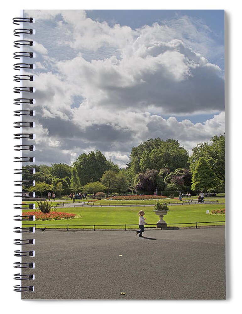 Ireland Spiral Notebook featuring the photograph Botanical Garden Ireland by Betsy Knapp