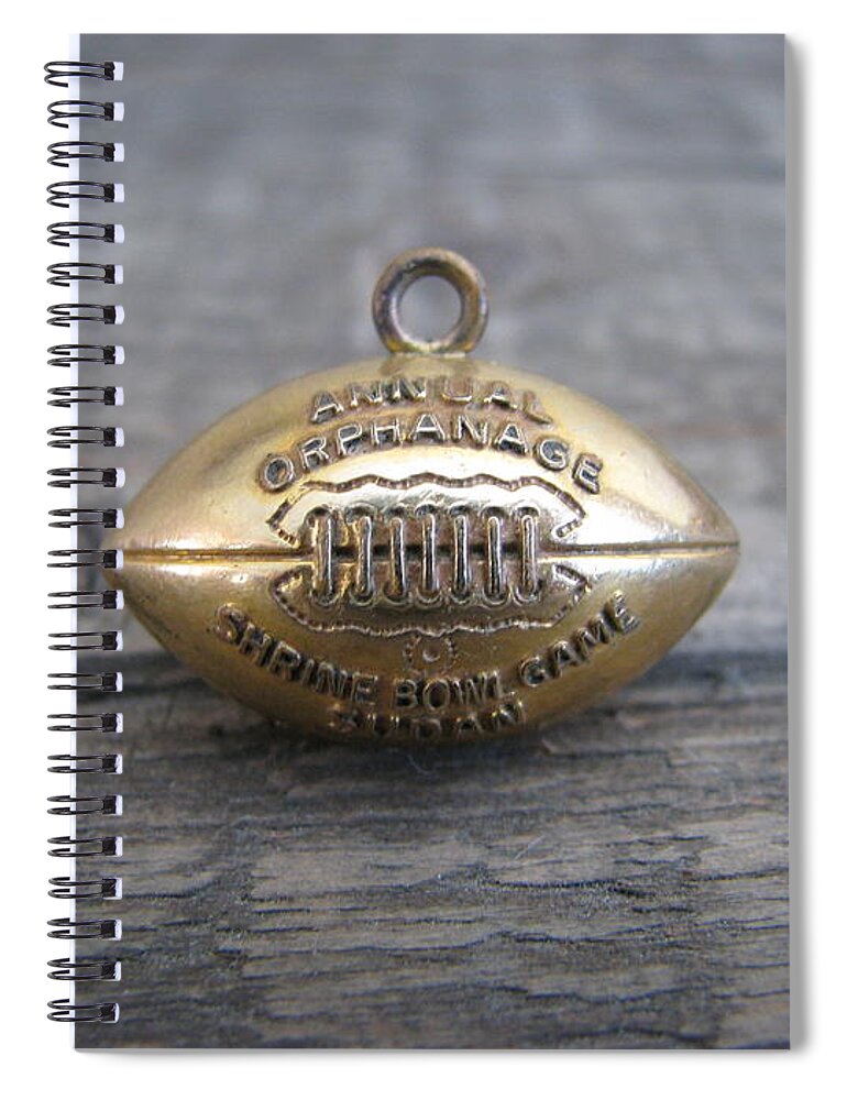 Shriner Bowl Game Pendant Spiral Notebook featuring the photograph Bowl Game by Michael Krek